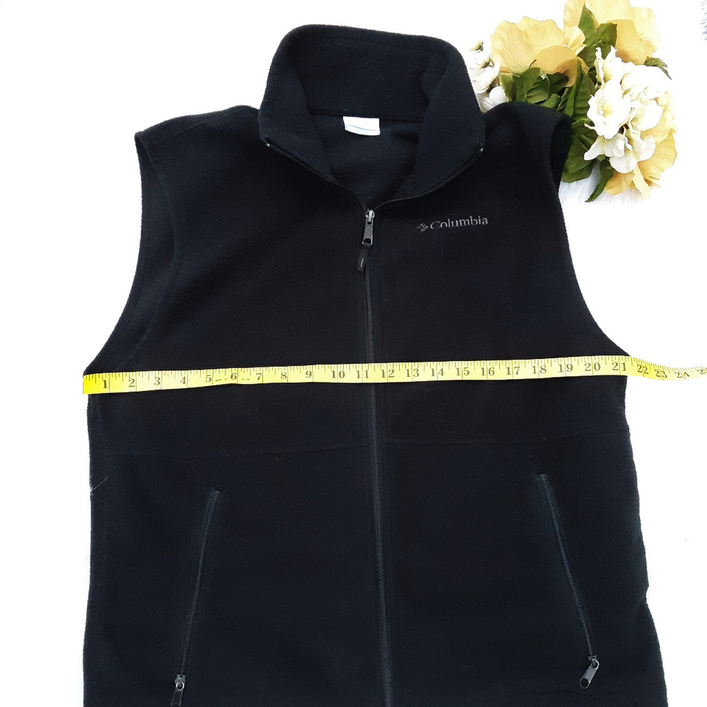 Columbia Fleece Full Zip Vest Sz. Medium - Picture 3 of 5